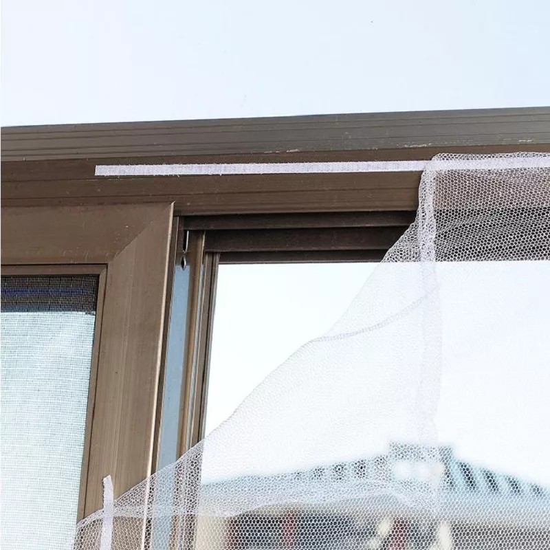 Estuchelandia Cortina Mosquitero Malla Red Velcro Ajustable Puerta Ventana