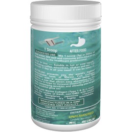 NutriJa Marine Collagen Peptides – Hydrolyzed Fish Collagen - Highly Bioavailable - Small Molecule Size 300Da (0.3 kDa) 100grams