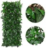 JOYSFIT Expandable Faux Ivy Fence,Artificial Privacy Screen Decor for Outdoor