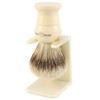 Edwin Jagger Super Badger Brush Imitation Ivory Medium + Drip