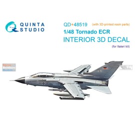 Quinta Studio QTSQD48519R 1:48 Quinta Studio 3D Decal - Tornado ECR + Resin (ITA kit)