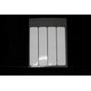 Safe-Tee SILVER/WHITE Reflective MOTORCYCLE HELMET Stickers - Complies with French