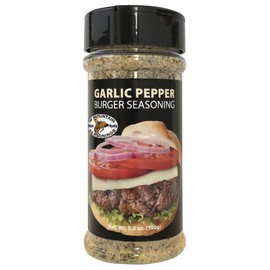 Hi Mountain | Gourmet Burger Seasoning | GARLIC PEPPER BLEND | Perfect Pairing of Two Popular Spices - Garlic and Black Pepper | Ideal Hamburger Seasoning for Grilling Beef, Turkey, Chicken & Venison
