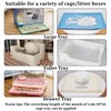 BNOSDM 100 PCS Disposable Rabbit Cage Liner Plastic Guinea Pig