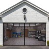 Garage Door Screen for 1 Car Garage Doors 8x7FT- Reinforced