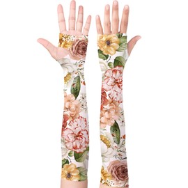 YPHCDO Gardening Sleeves for Women Farm Sun Protection Cooling Arm Sleeves Anti-Scratch Garden Sleeves for Harvesting Sports