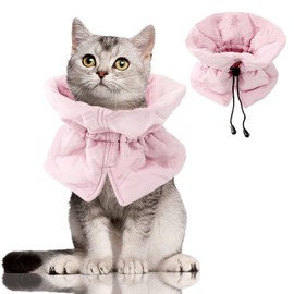 Cat Cone Collar Soft, Adjustable Lightweight Kitten Cone for Cats After Surgery Cat Recovery Collar to Stop Licking Scratching, Waterproof Elizabethan Collar for Small Cats Kittens