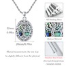 Tree of Life Necklace for Picture 925 Sterling Silver Oval
