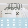 Byomostor Plastic Hangers 50 Pack, Light Weight Durable Clothes Hangers