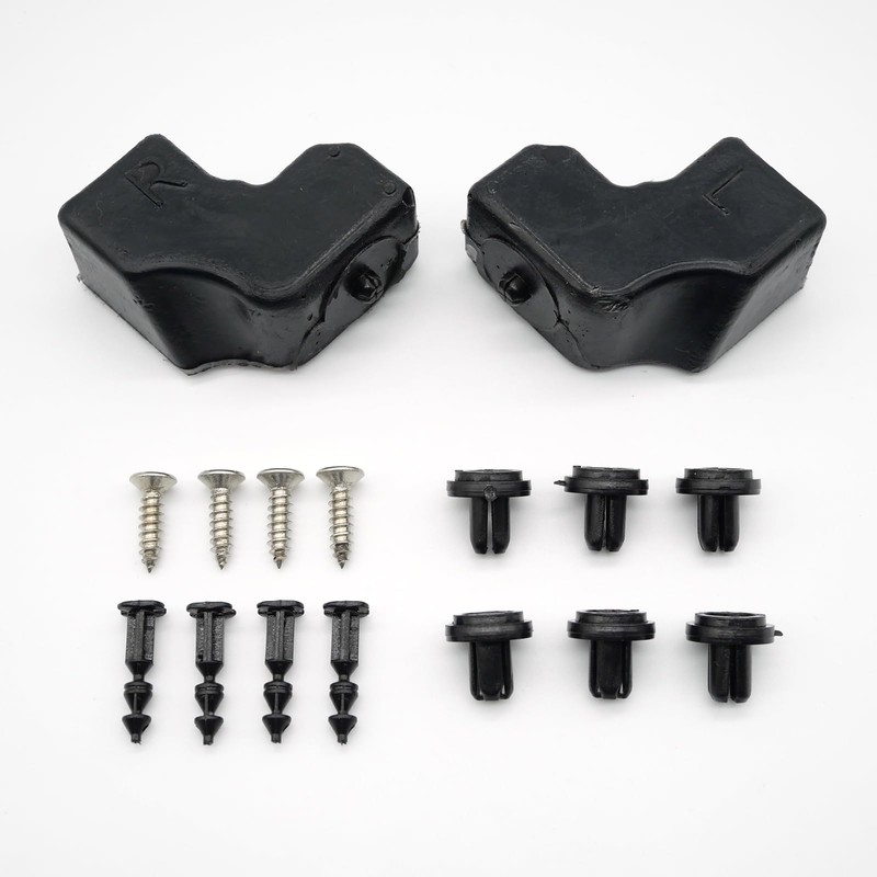 Fonbayon 2Pcs Left & Right Tailgate Stop Rubber Bumper Upper