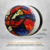 Balón De Basquet Hule Duxx Flow 5 Azul Con Rojo