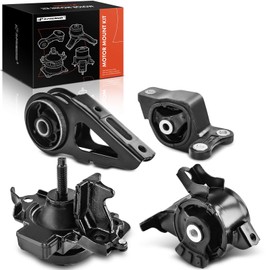 A-Premium 4PCS Engine Motor Mount and Transmission Mount Set Compatible with Honda Fit 2007-2008 L4 1.5L, Manual Transmission, Replace# 50840-SAA-003, 50810-SAA-982