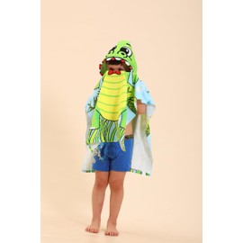 Dinosaur Hooded Towels for Kids, Kids Beach Towels for Boys/Girls, Swimming Towels/Towel Robes/Wearable Towels/Pool Towels for Kids 2-10, Poncho Beach Towels for Kids, Hooded Beach Towels for Toddler