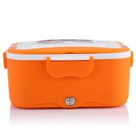 Lufodon 1.5L Portable 12V/24V Car Electric Heating Lunch Box Bento Food Warmer Container Bento Box Adult Lunch Box, Containers for Adults Men Women for Traveling (24V)