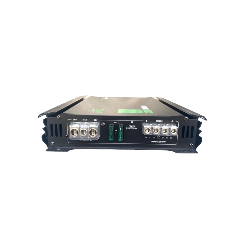 Audio360 AD1500.2 2-Channel Car Amplifier Bundle, 1500W Max Power, Includes