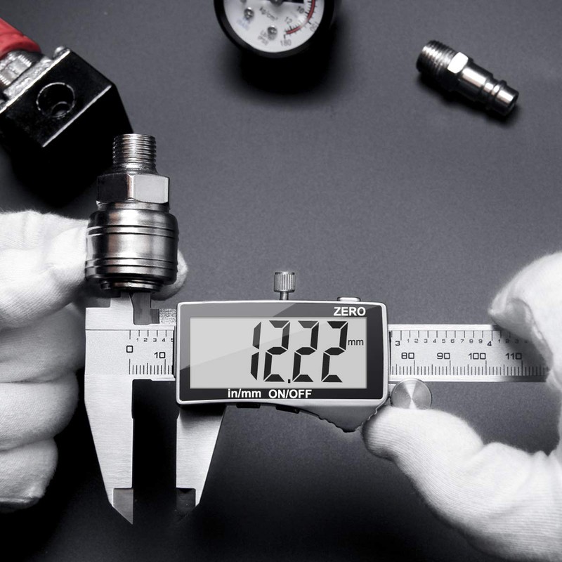 Digital Vernier Caliper, Preciva Electronic Caliper 150mm with Extraordinary LCD