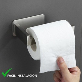 UTILYTAIS Selbstklebender Toilettenpapierhalter - Toilettenpapierhalter aus Edelstahl - Toilettenpapierhalter ohne Bohren - Toilettenpapierhalter - Toilettenpapierhalter - Toilettenpapierhalter -