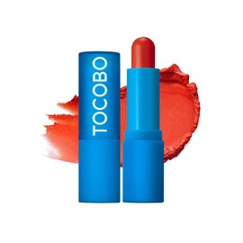 [TOCOBO] Bálsamo labial en crema en polvo 033 Pastel de zanahoria 0.67 oz / 19 g | Bálsamo labial vegano tipo terciopelo mate suave y textura cremosa en polvo sin exfoliación