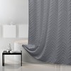 Siiluminisoy Extra Long Grey Boho Shower Curtain with Tassel, Woven