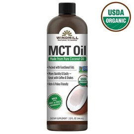 Orgain Windmill USDA Organic MCT Oil, 32 Ounces