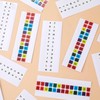 OIIKI 364PCS Alphabet Tabs, Colorful/White A to Z 26 Letters
