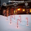 Christmas Candy Cane Light 1 for 8 Solar Candy Cane