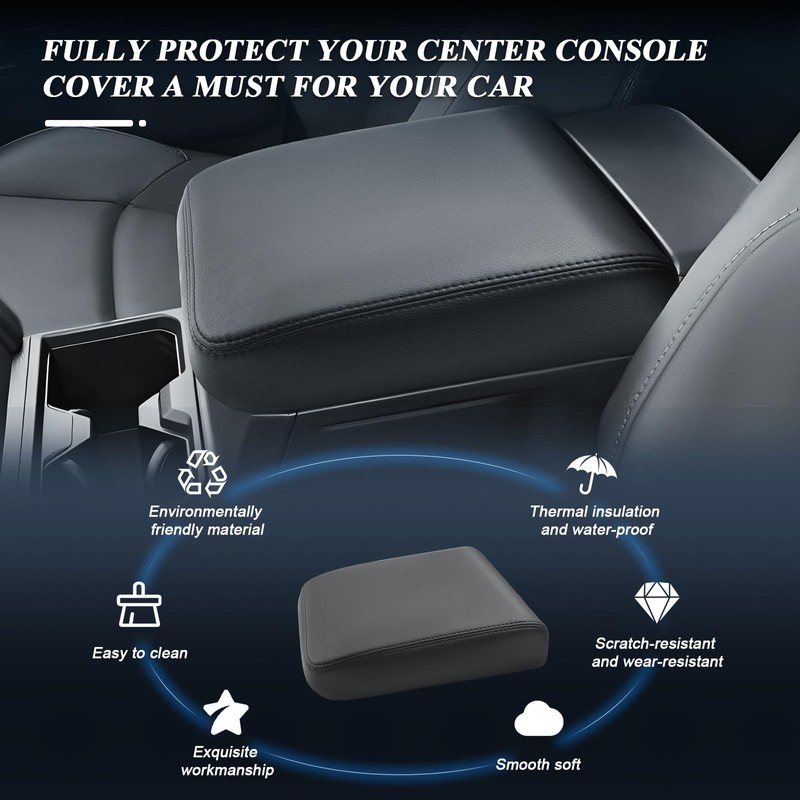 BIBIBO for 2025 2026 Toyota 4Runner Center Console Armrest Cover