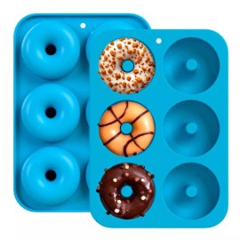 Mercader Digital Molde Silicón Donas Antiadherente Horno Repostería Rosquilla