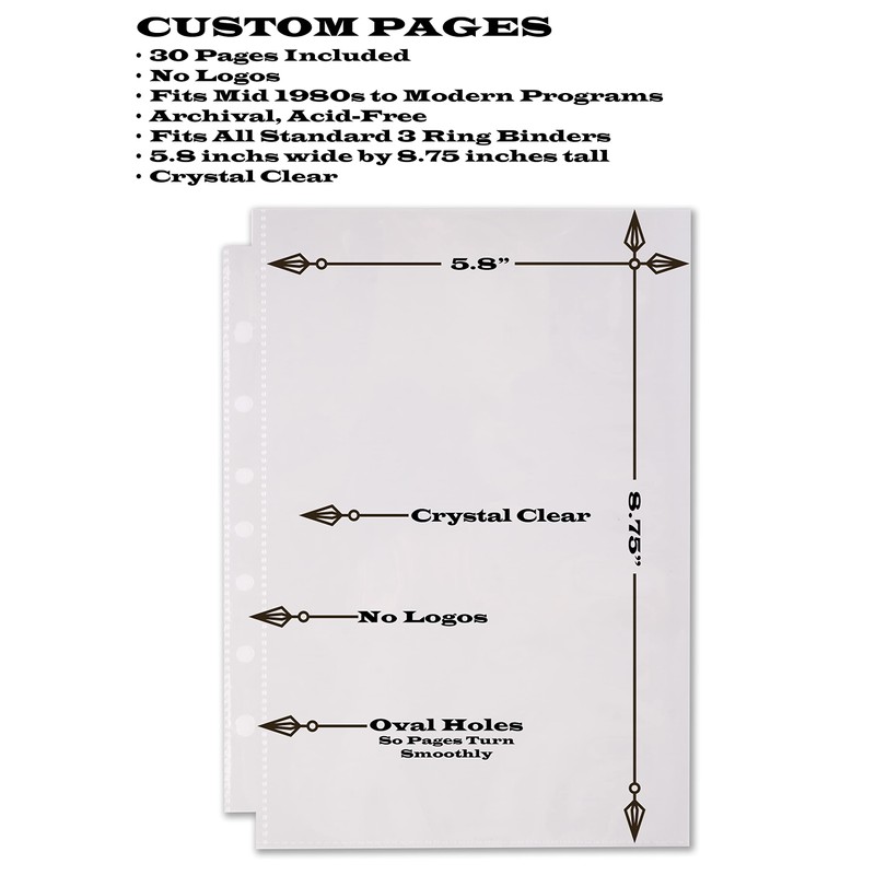 2Fold Binder for Holding Broadway Play Program and Theater Programs