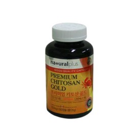 Natural Plus Premium Chitosan Gold 180 tablets 1 box 3 months / 내츄럴플러스 프리미엄 키토산 골드 180정 1박스 3개월