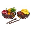 ROSYLINE 2 tier fruit basket, fruit bowl, multi-purpose kitchen and