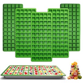 Superlong 5 Pcs Silicone Food Molds for Harvest Right Freeze Dryer Medium Trays, Non-Stick Square Cube Dividers Food Mold for Ice Fruits Candy Chocolate Vegetable Freeze Drying Accessories