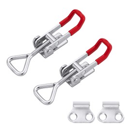 Toggle Lever Tensioner Adjustable Lever Lock Safety Lock Holding Force 100 kg Lockable for Boxes Cupboard Drawer Door Window Pack of 2