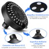 Set de Regadera Combinada 2 en 1Ducha Alta Presión Negra
