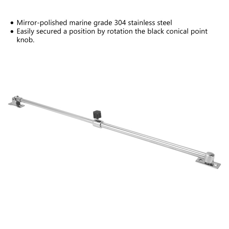 299‑534mm Telescoping Hatch Support Adjuster Marine Grade Stainless Steel for