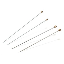 Lind Kitchen Stainless Steel 316 Matte Specimen Needles Glue Head Insect Needles 3# (100pcs/tin) 40mm Long Matte Fabric Positioning Damping Feeling