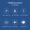 Bone Conduction Bluetooth 5.0+EDR Pillow Speaker Mini Portable Pillow Speaker