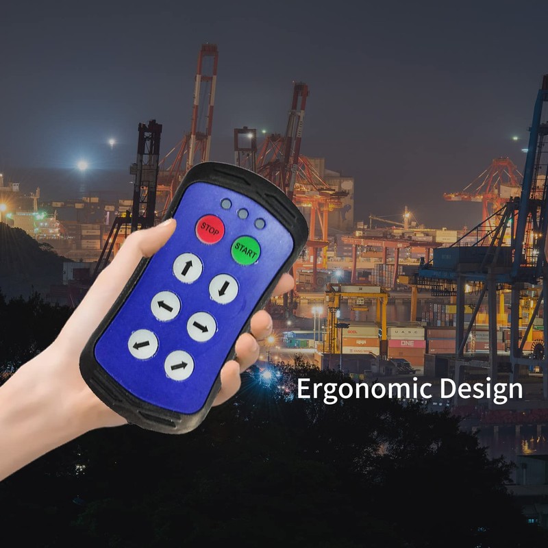 A600 Wireless Crane Remote Control Electric Chain Hoist 6 Button