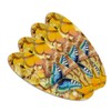Be Unique Blue Gold Butterflies Double-Sided Oval Nail File Emery
