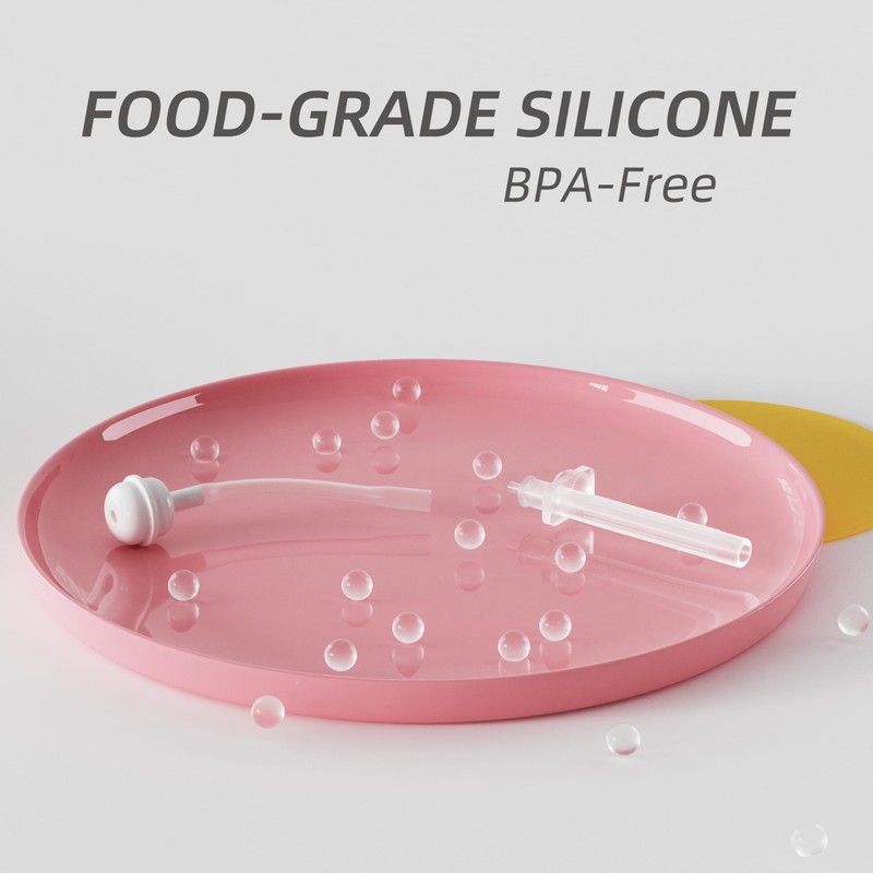 Piifur Straw Set for Dinosaur Straw Cup