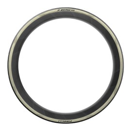 Pirelli P-Zero Race Folding Road Bike Tyre, Tubeless Ready TLR, 700 x 28c, Retro Cream