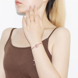 Zircobic Beachside Tree Sandy Beach Bracelet | Warm Sunshine Island Style Leisure Time Good Luck Jewelry | Best Friends Forever Elegant Tennis Bolo Adjustable Bracelets YA5105