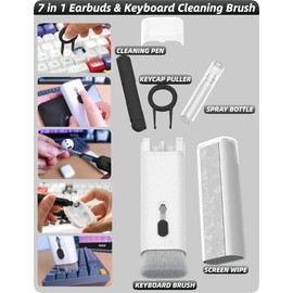 A1 Klananye Temizleme Fırçası, 7nansi 1 Arada Çok Fonksiyonlu Klananye, Kulaklık Temizleme Fırça Seti, A1, Asorti