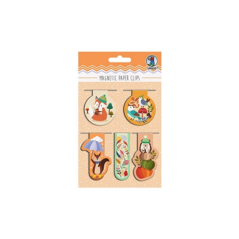 Ursus 43000005 Magnetic Paper Clips Case for Marking Documents or