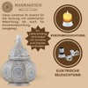 Marrakech Lamp and Lantern in One Metal 30 cm Large