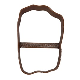 YNGLLC CHICKEN NUGGET OUTLINE FAST FOOD COOKIE CUTTER MADE IN USA PR5194, Brown