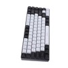 Gaming Keyboard Type C 84 Keys RGB Backlit Ergonomically Curved