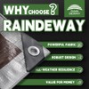 RAINDEWAY Tarps Heavy Duty Waterproof 15x15 Feet, 10Mil Multipurpose Poly