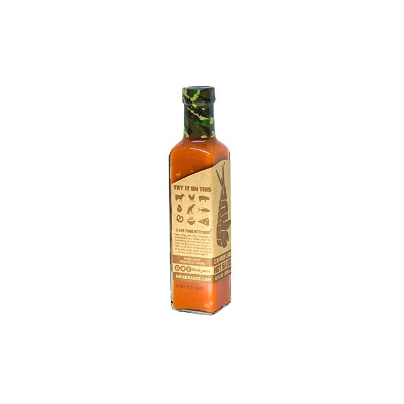 Hank Sauce Camouflage Hot Sauce - Versatile Hot Pepper Sauce