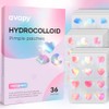 Pimple Patches Blue Pink Heart Moon Cloud 12MM 36PCS Hologram